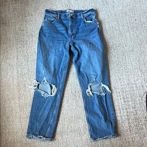 Abercrombie & Fitch 90’s Straight Ultra High Rise, curve love